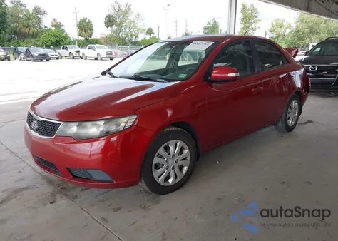 2010 Kia Forte Ex z USA, uszkodzony, nr VIN KNAFU4A2XA5215019